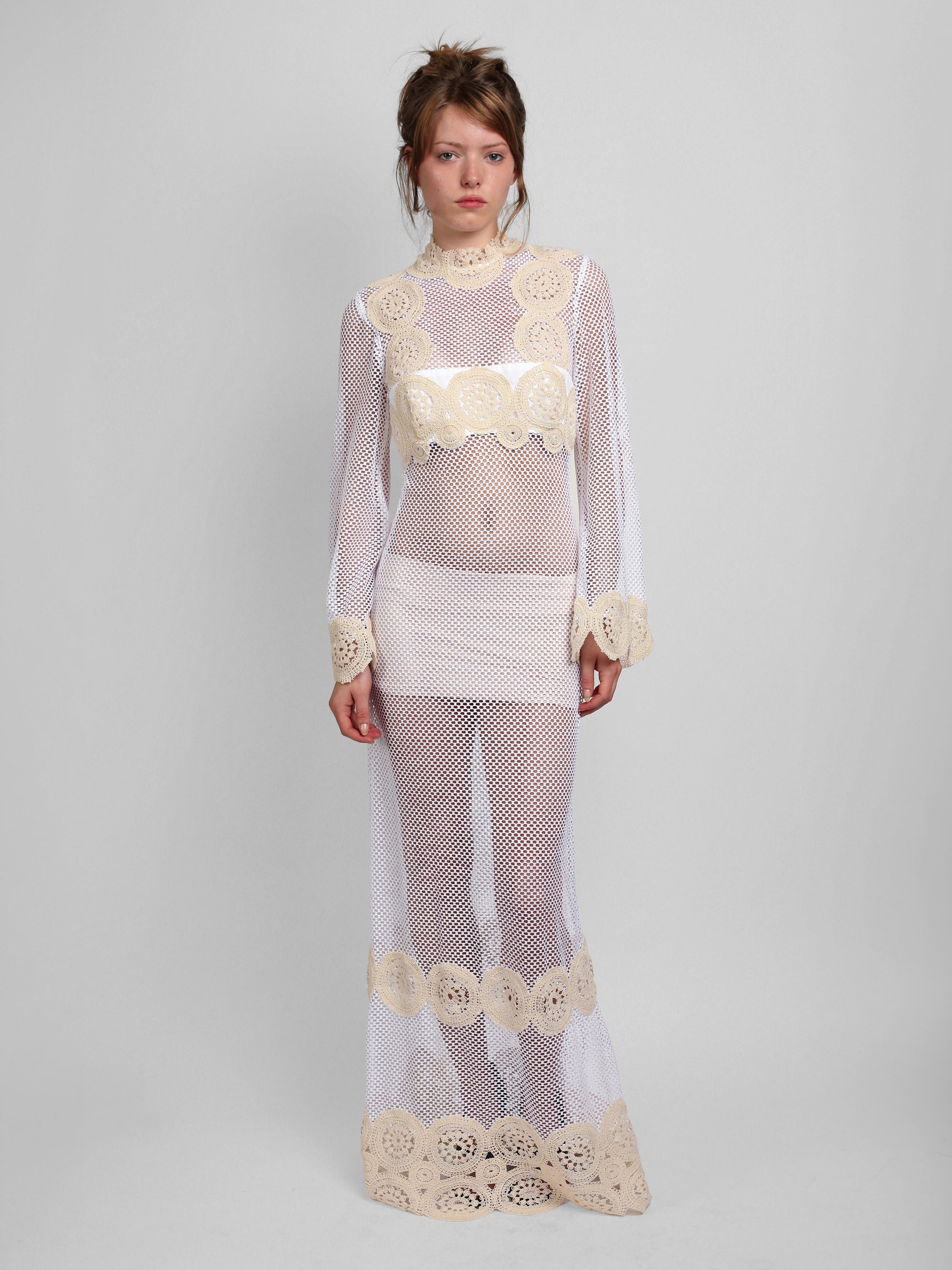 Antique Dress - White