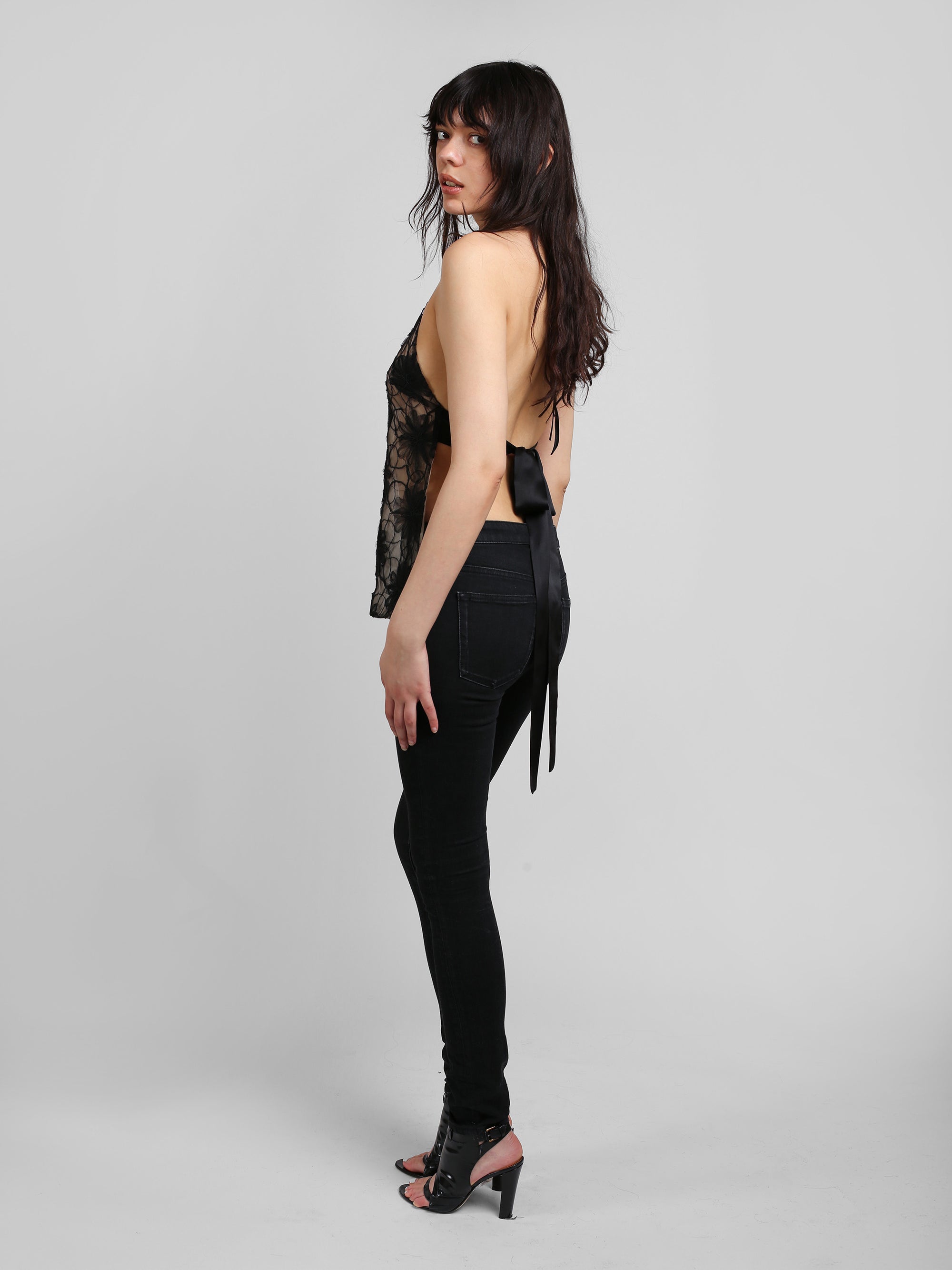 Devon Top - Black Lace