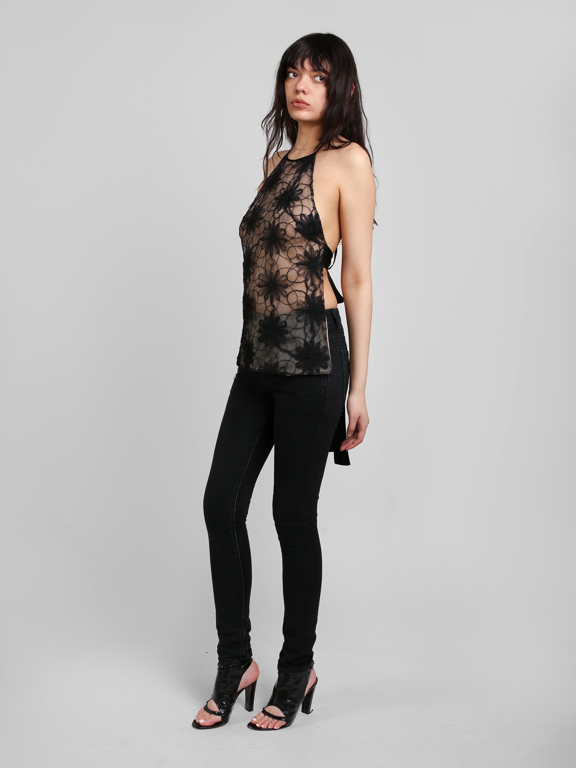 Devon Top - Black Lace