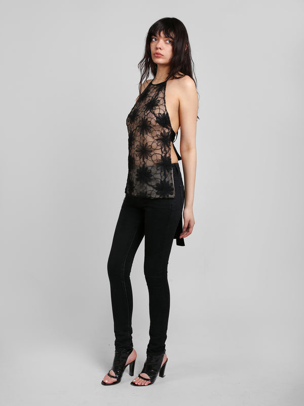 Devon Top - Black Lace
