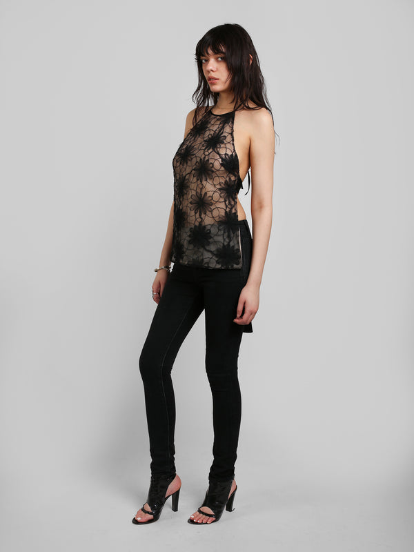 Devon Top - Black Lace