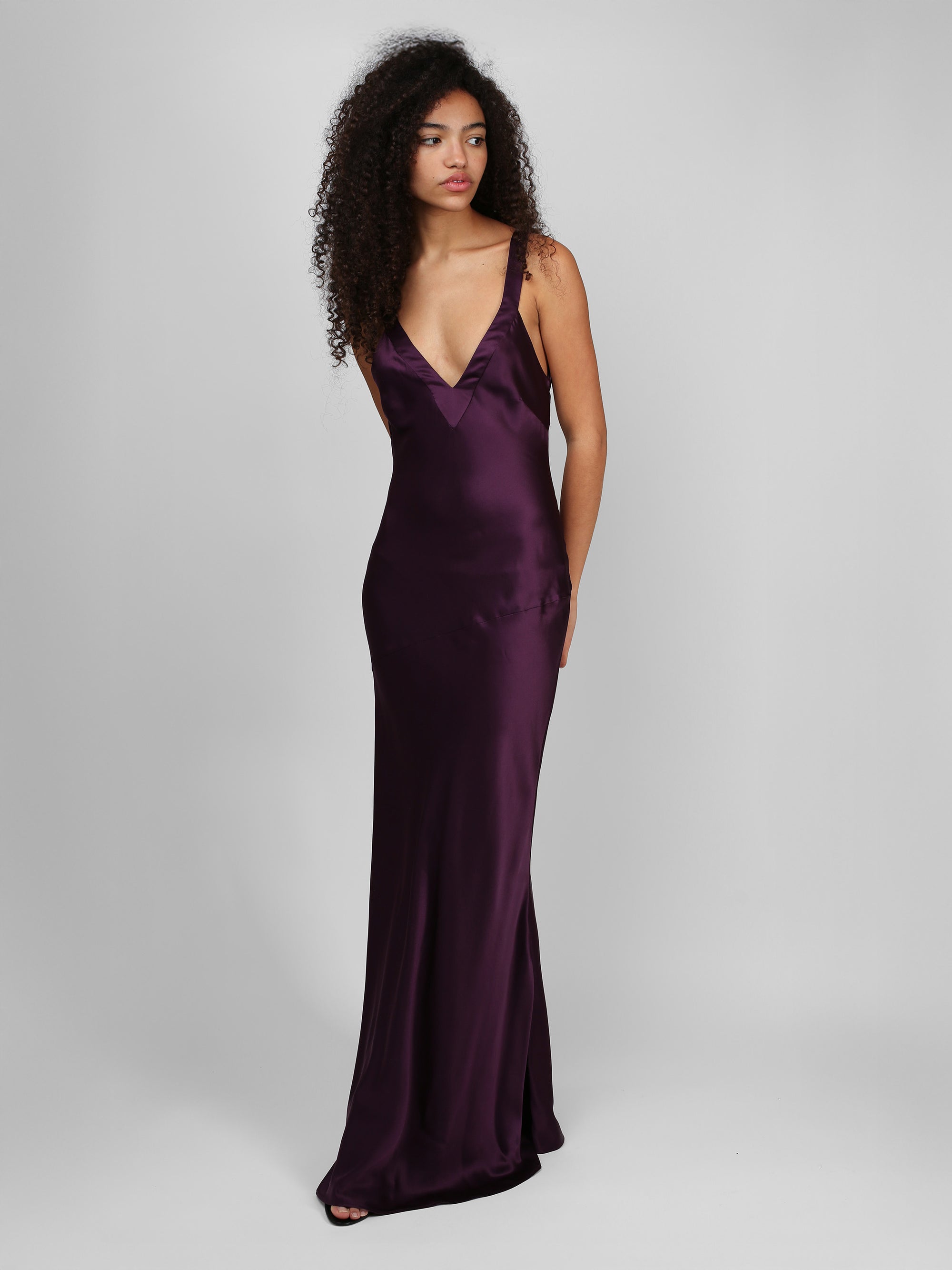 Devon Gown - Plum