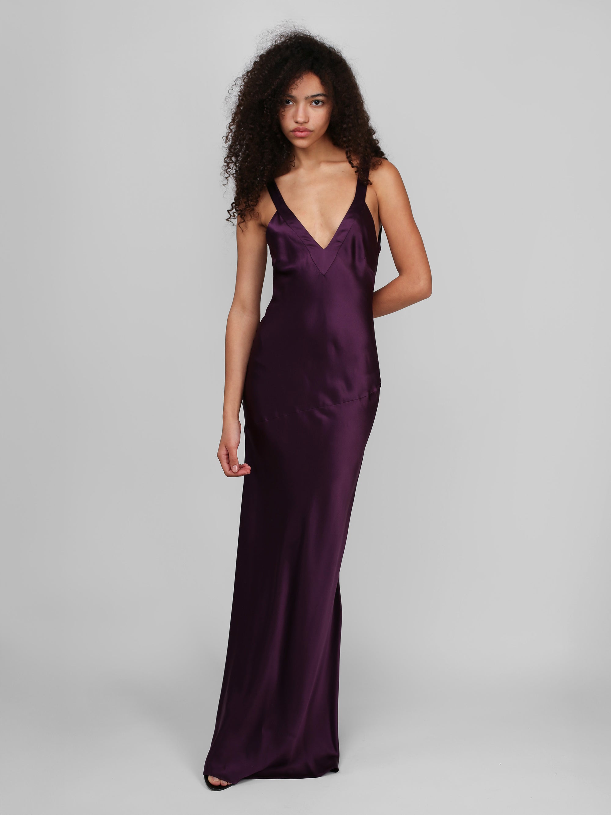Devon Gown - Plum