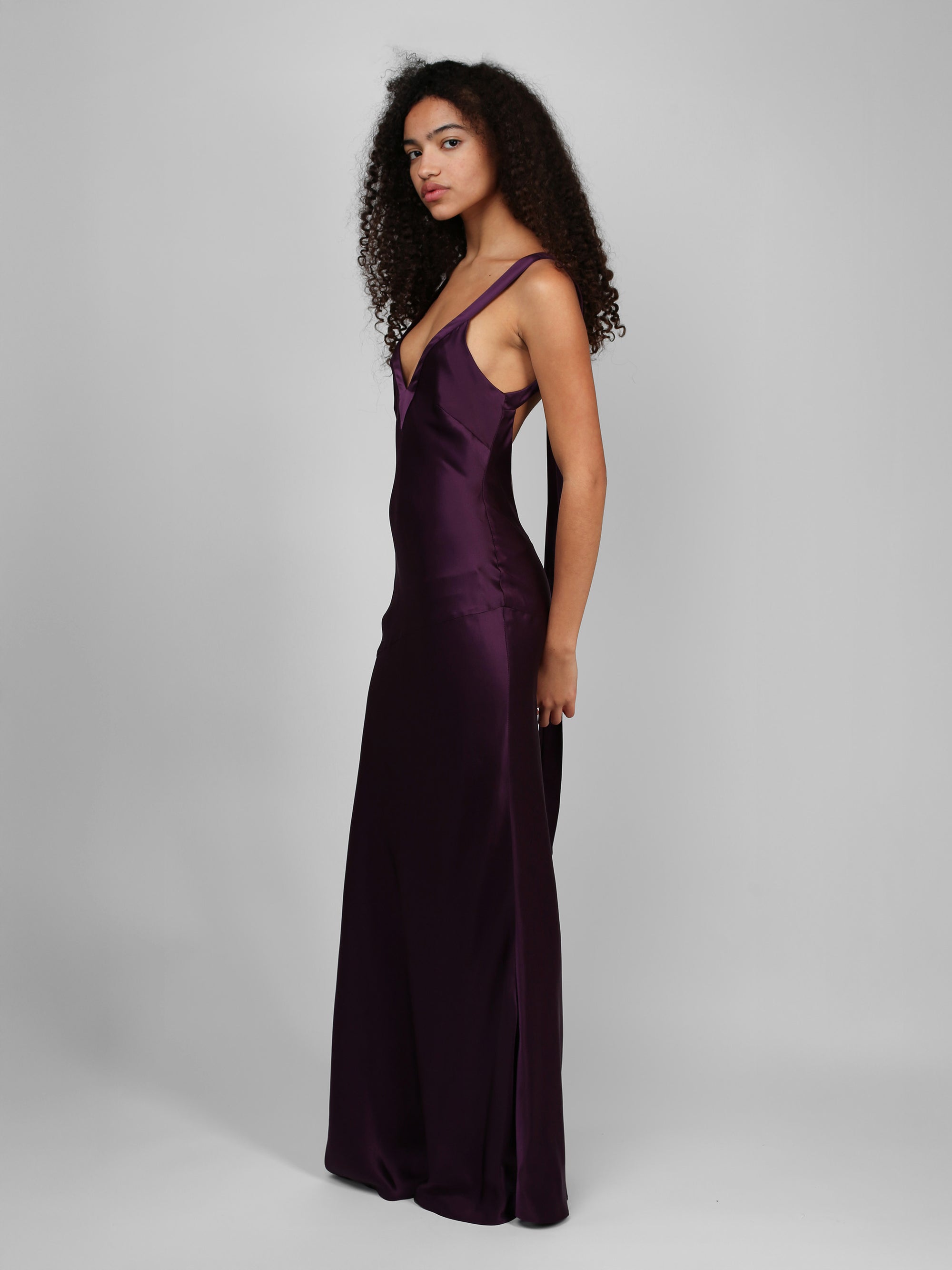 Devon Gown - Plum