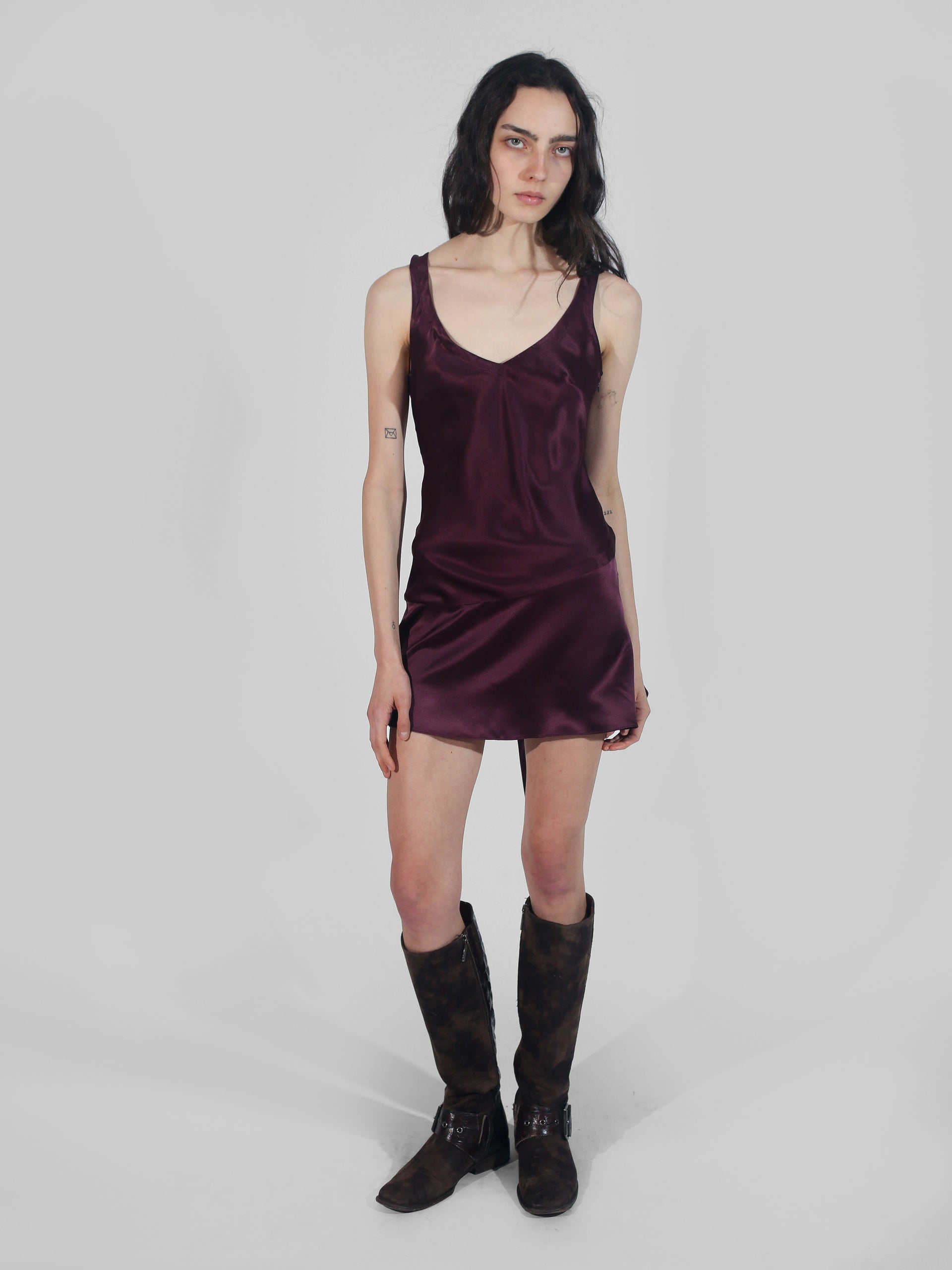 hadleigh mini dress plum Devon Mini