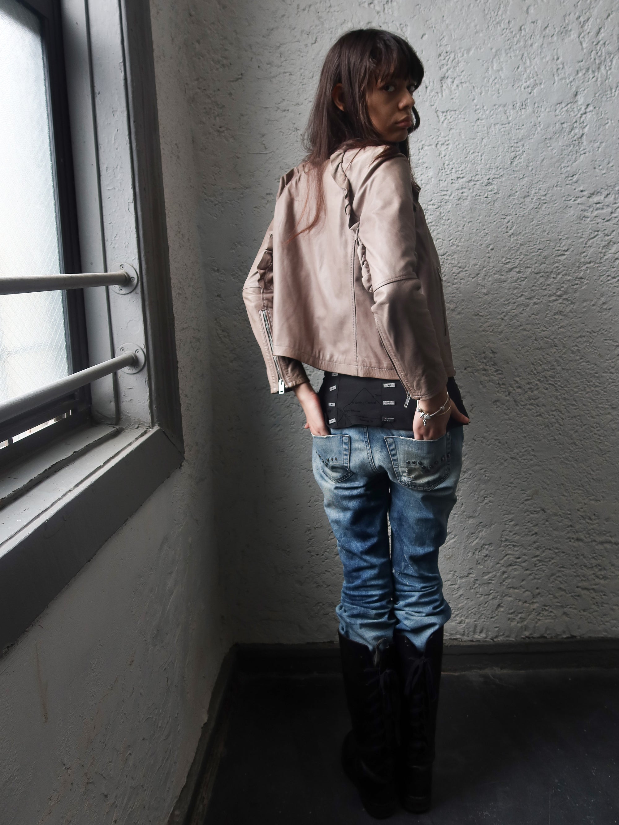 Vintage Diesel Lambskin Jacket