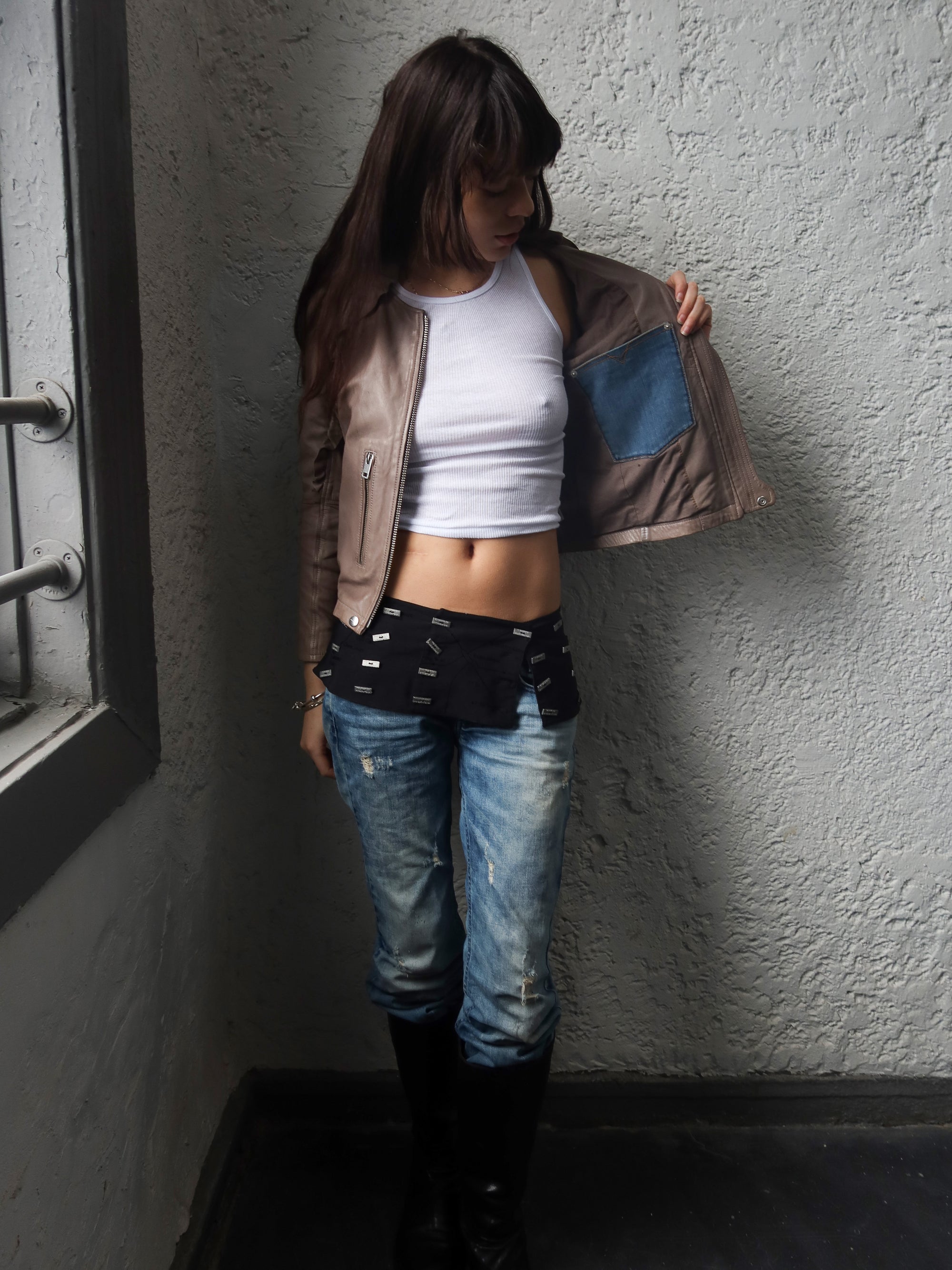 Vintage Diesel Lambskin Jacket