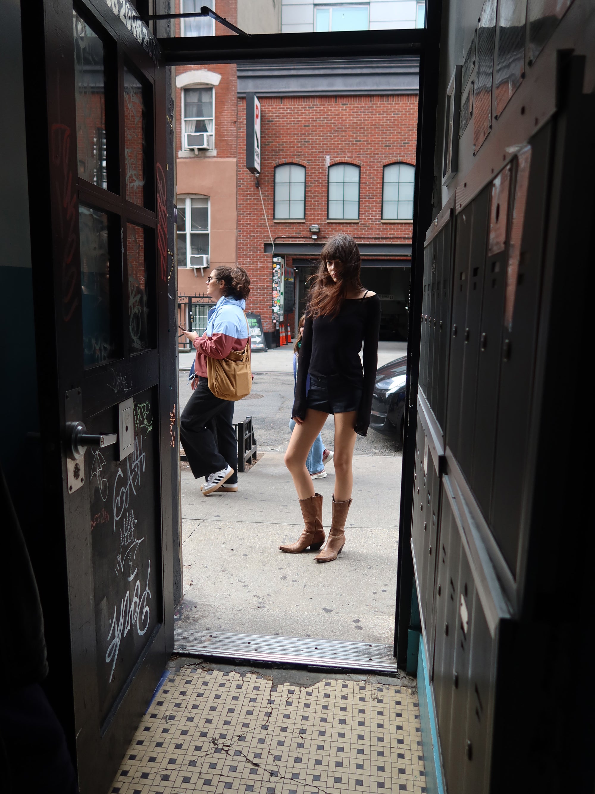 Vintage Worn Leather Boots