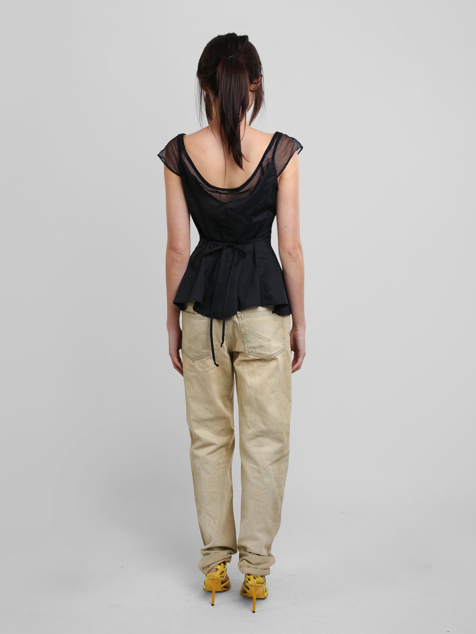 Edwardian Top - Black