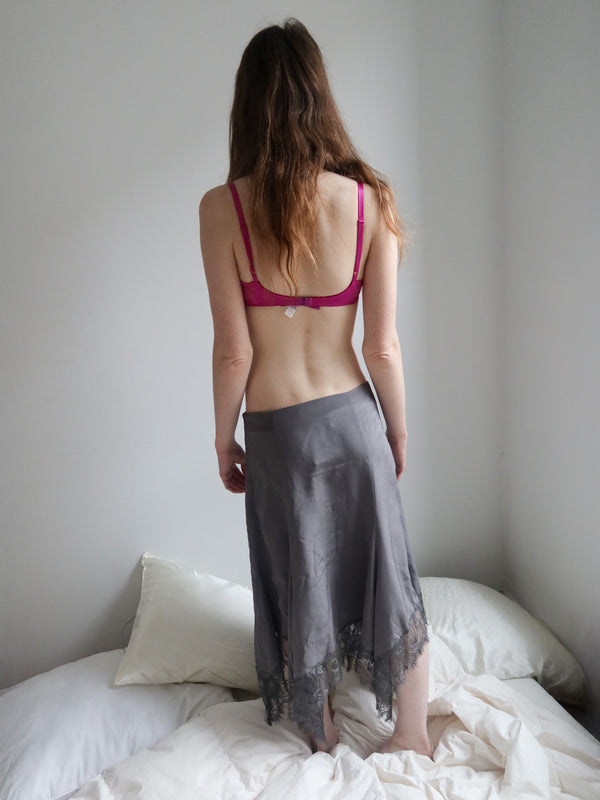 Lace Skirt - Slate
