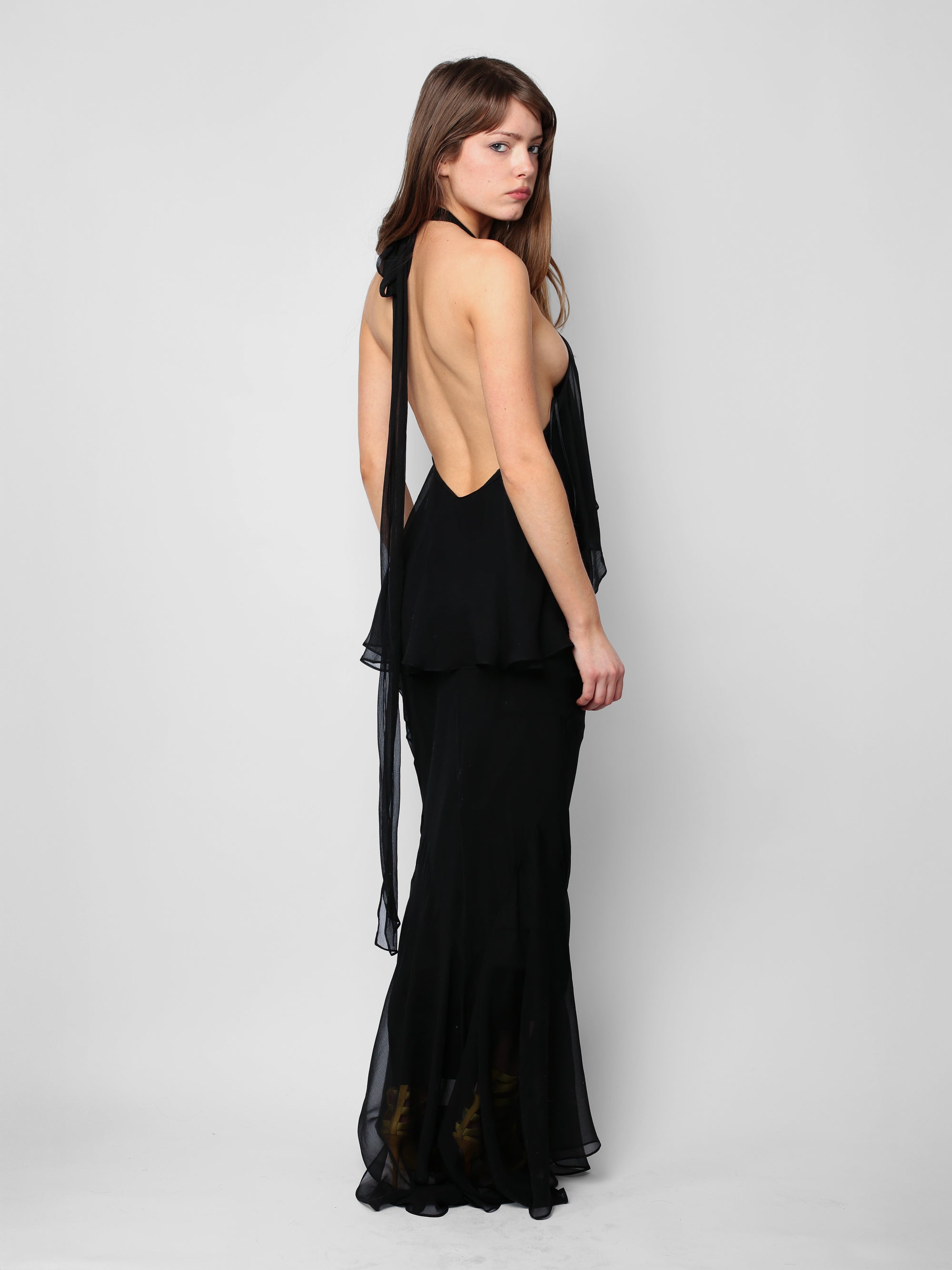 Flutter Dress - Black