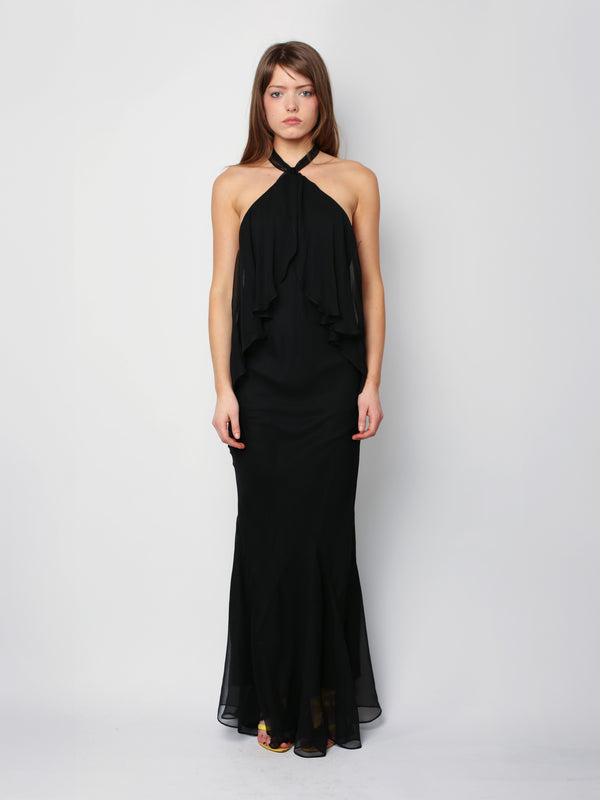 Flutter Dress - Black