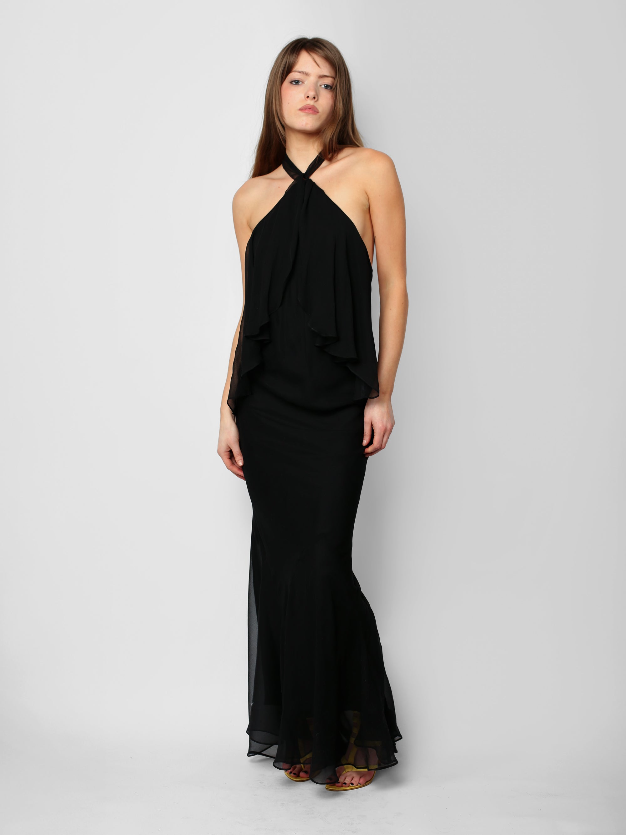 Flutter Dress - Black