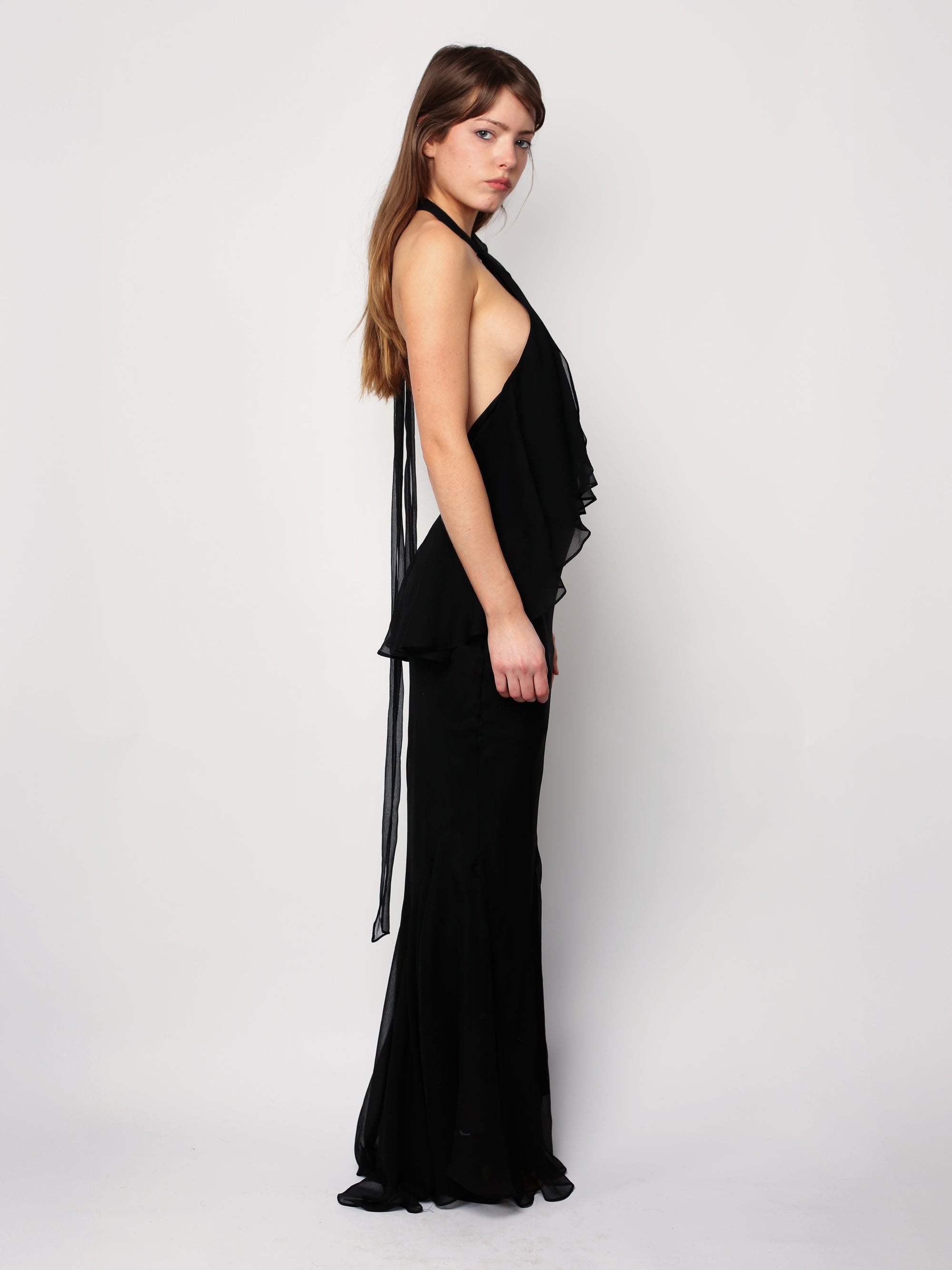Flutter Dress - Black
