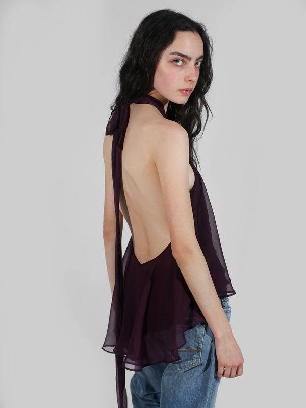 Flutter Top - Plum