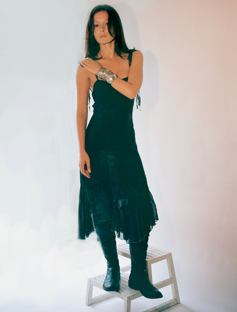 Frida Dress - Dark Overdye