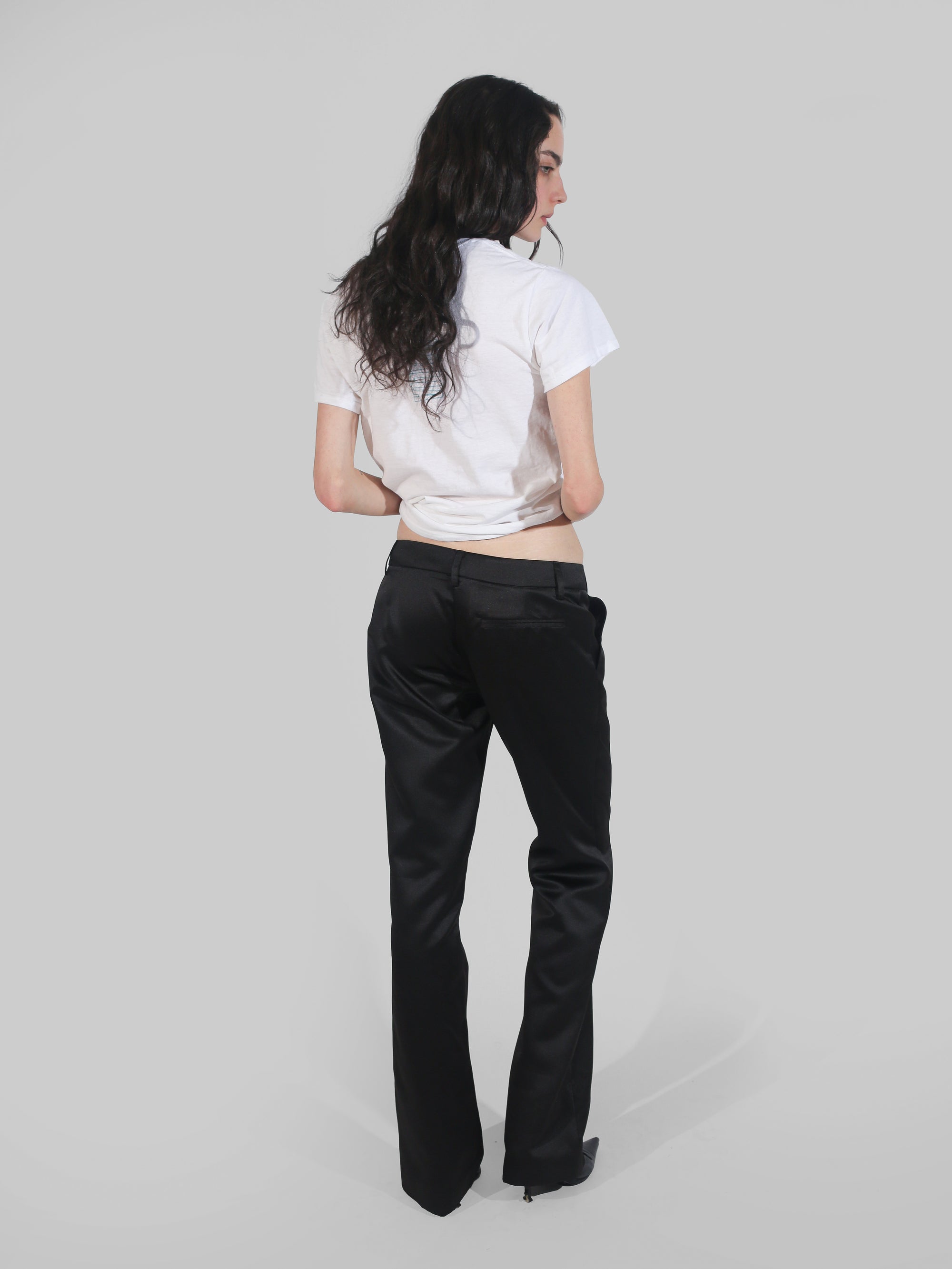 G-Pant - Black Satin