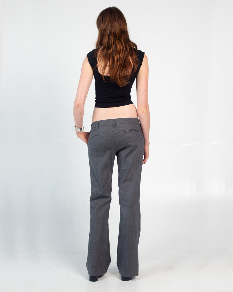 G-Pant - Gray Pinstripe