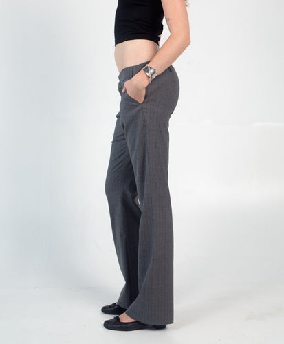 G-Pant - Gray Pinstripe