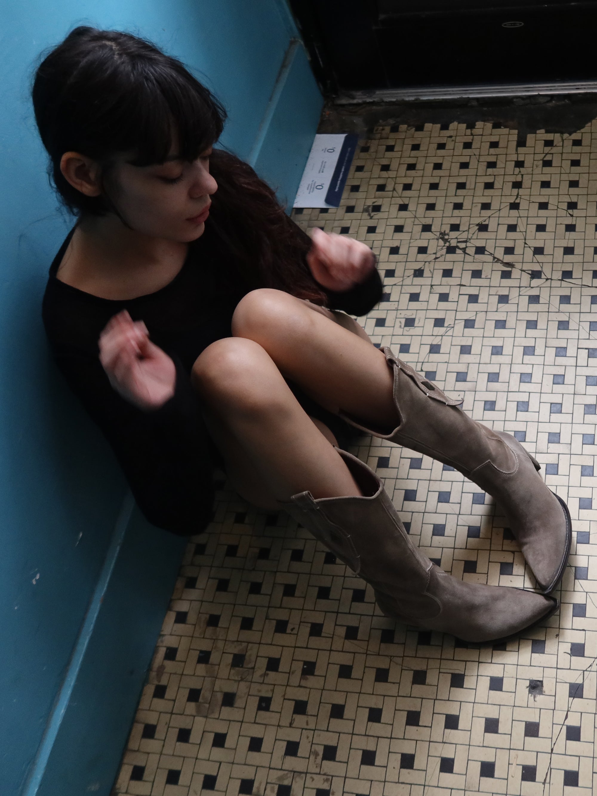 Vintage Italian Suede Boots