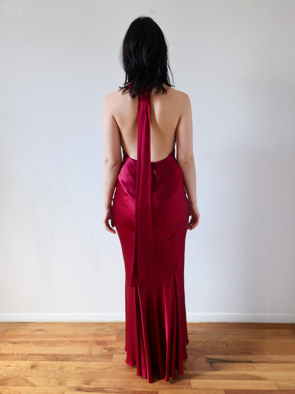 Hollywood Gown - Burgundy
