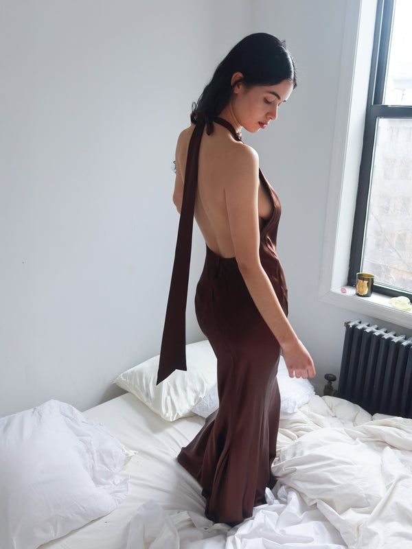 Hollywood Gown - Brown