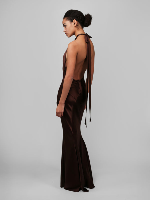Hollywood Gown - Brown