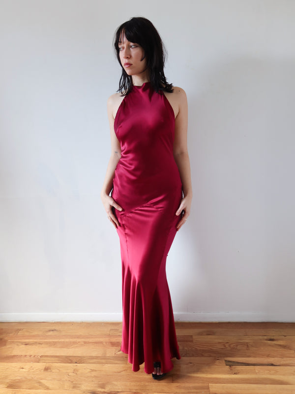 Hollywood Gown - Burgundy