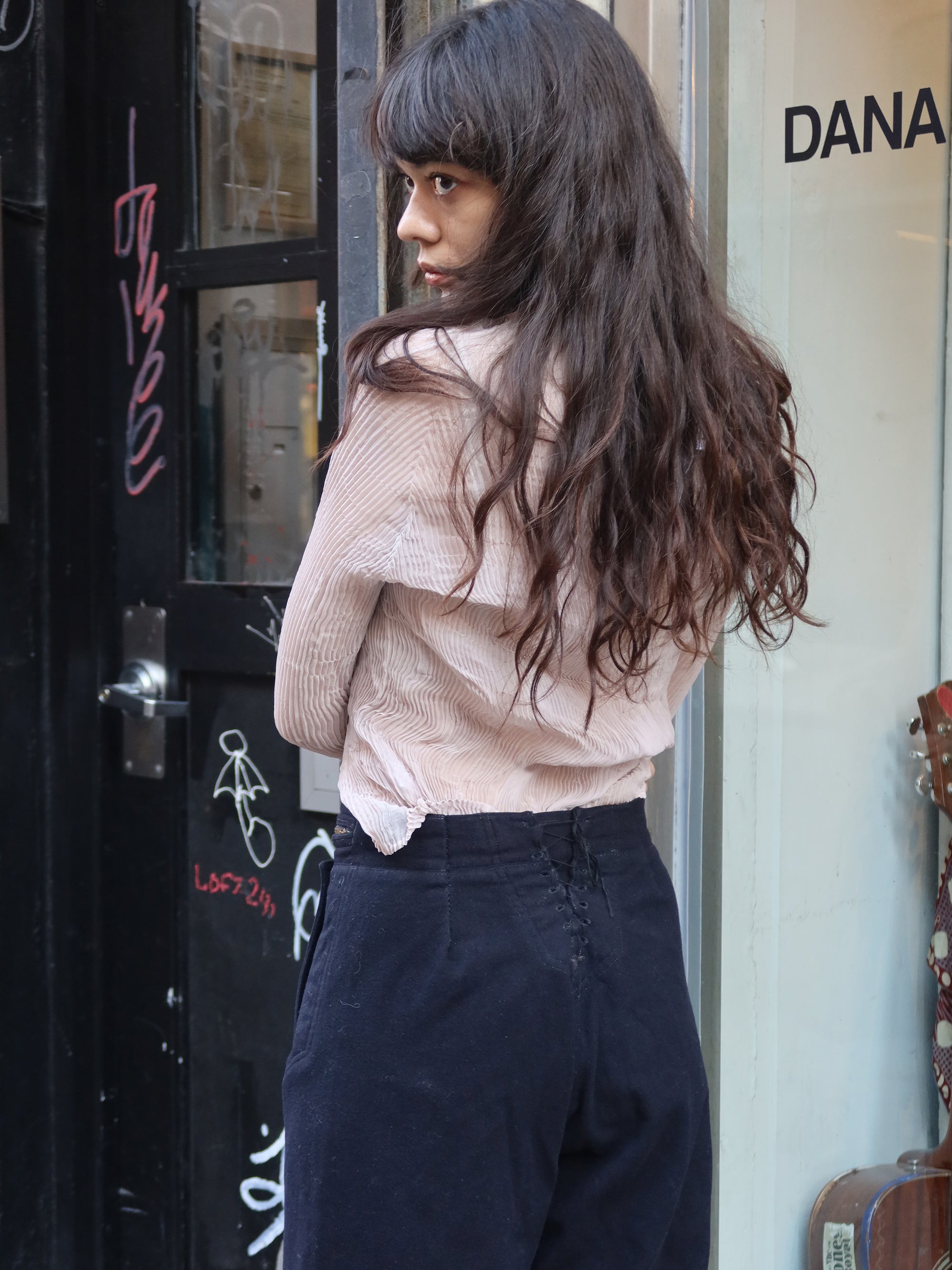 Vintage Issey Miyake Pink Top