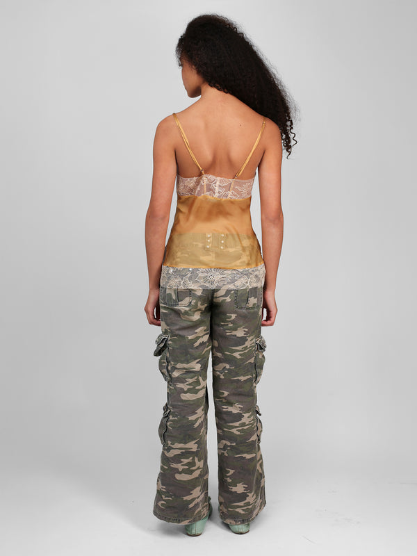 Silk Lace Cami - Marigold
