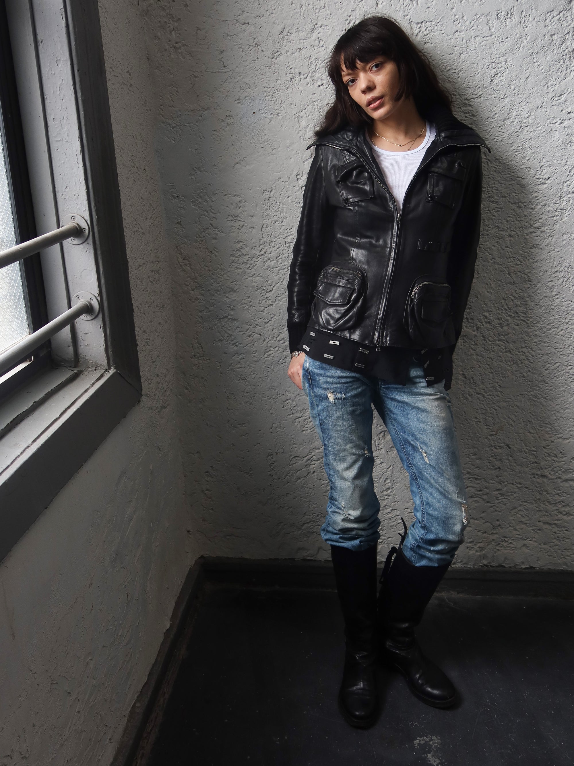 Vintage French Leather Jacket