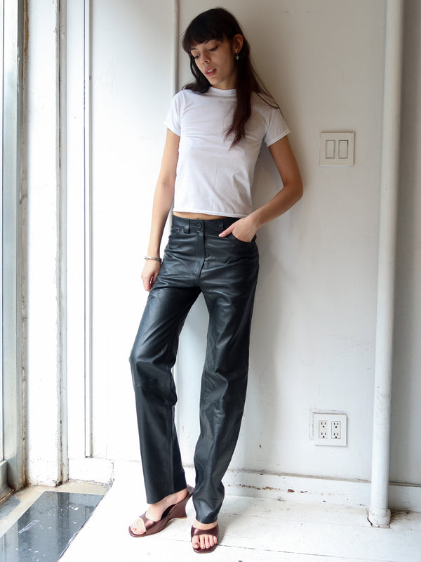 Vintage Italian Leather Pants