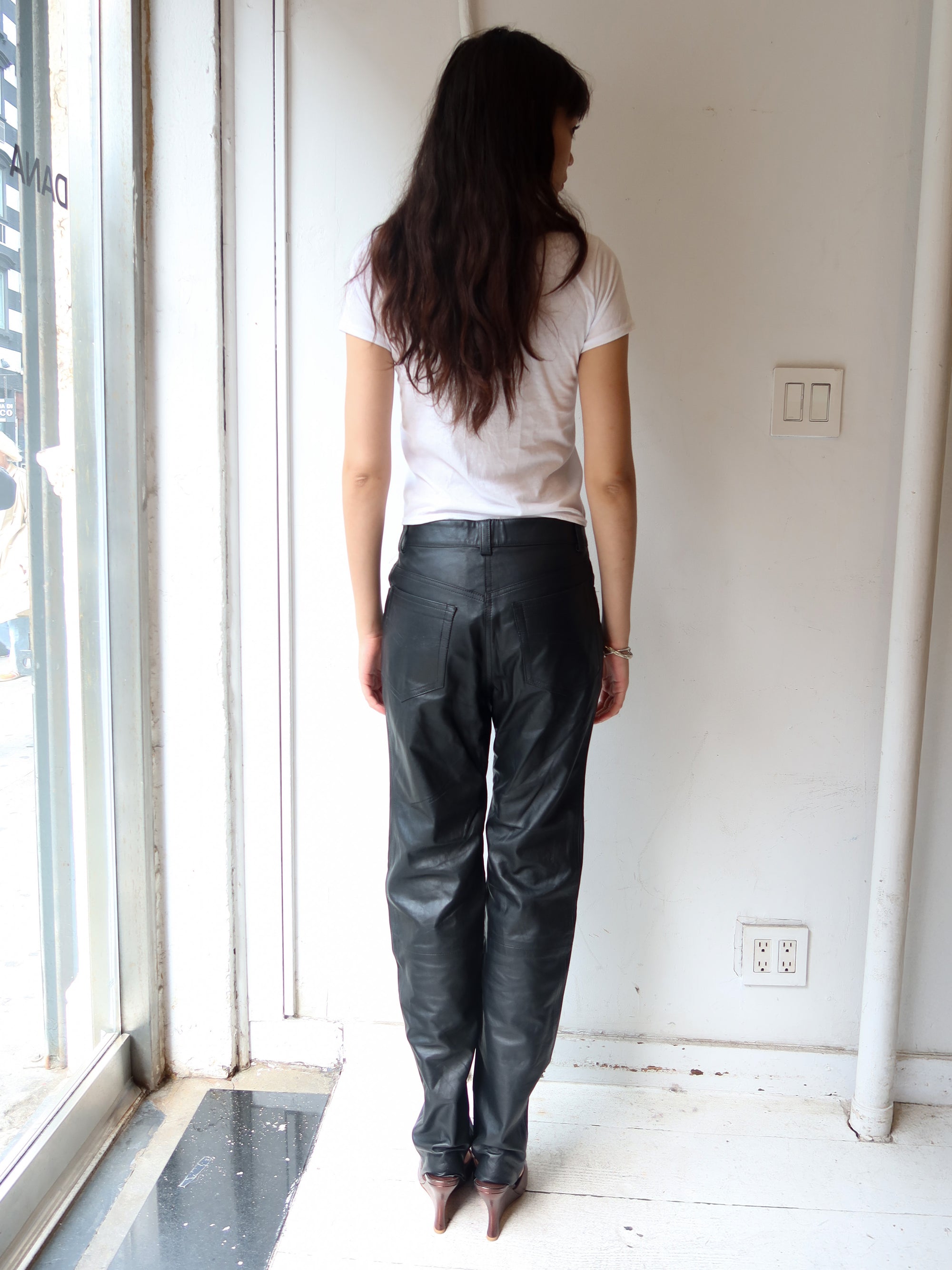 Vintage Italian Leather Pants