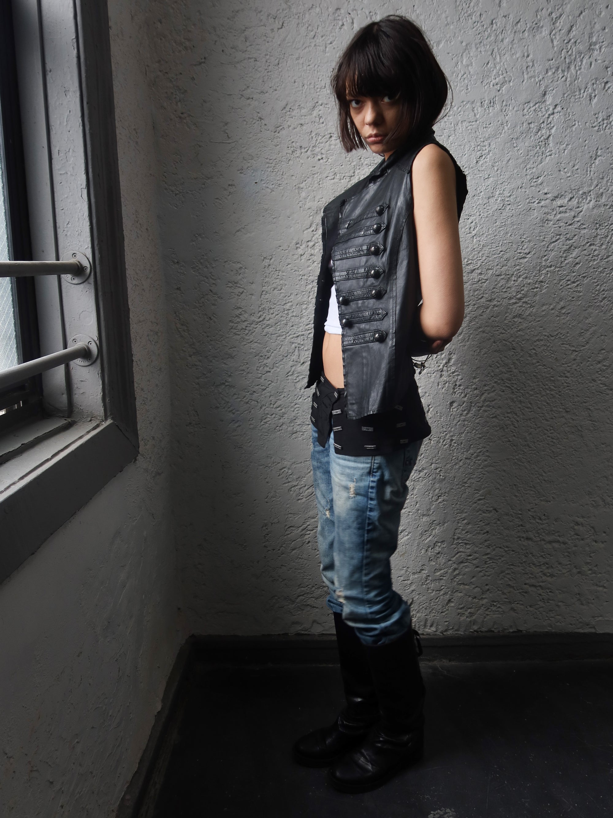 Vintage Lambskin Napoleon Vest