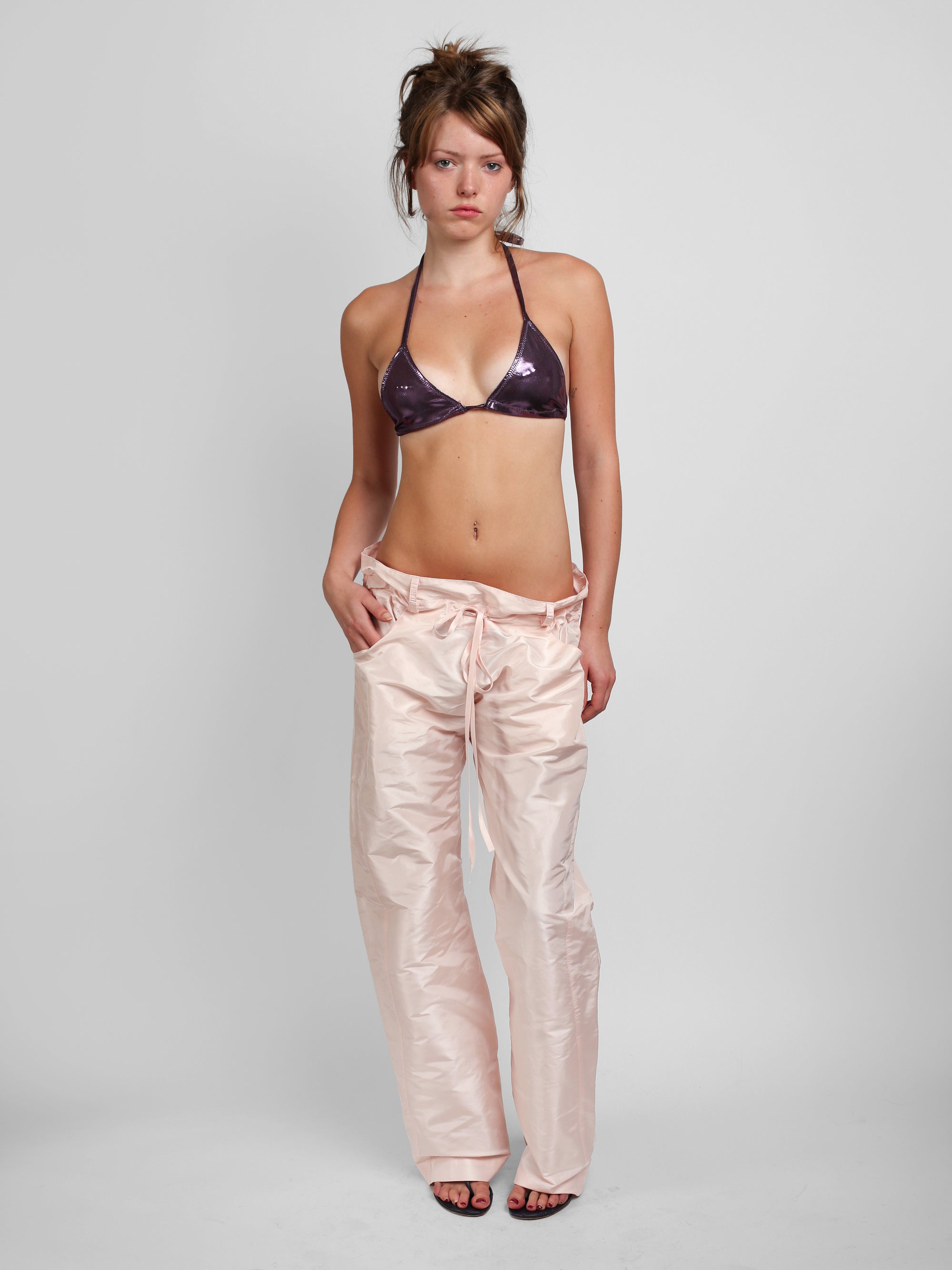 Taffeta Pant - Baby Pink