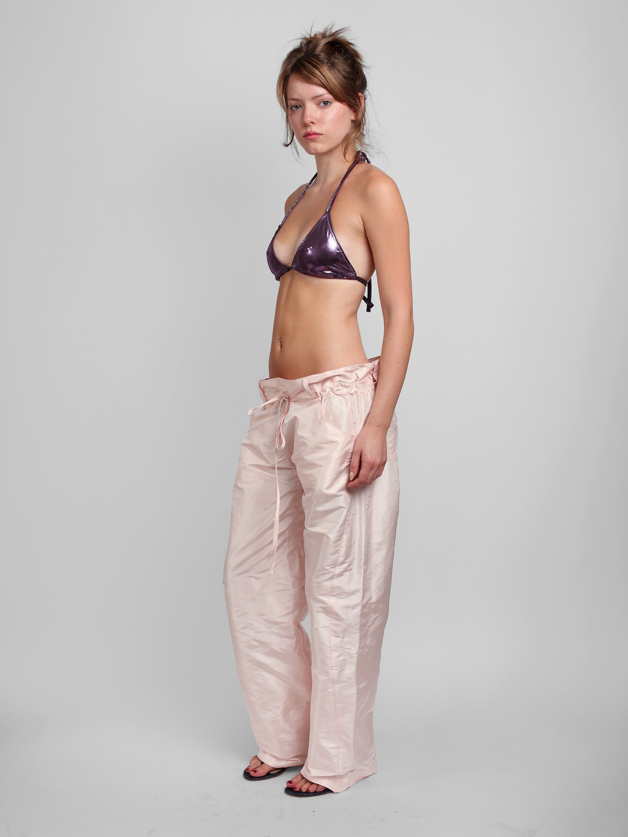 Taffeta Pant - Baby Pink