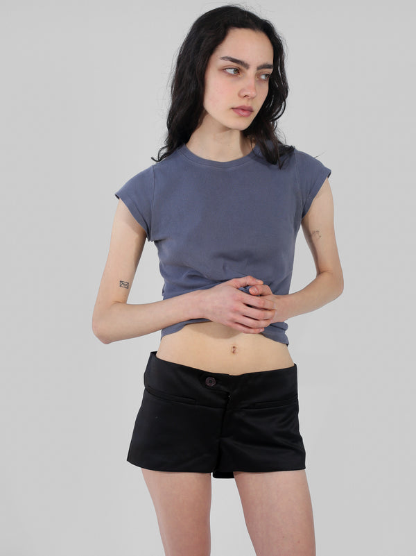 Lily Shorts - Black Satin