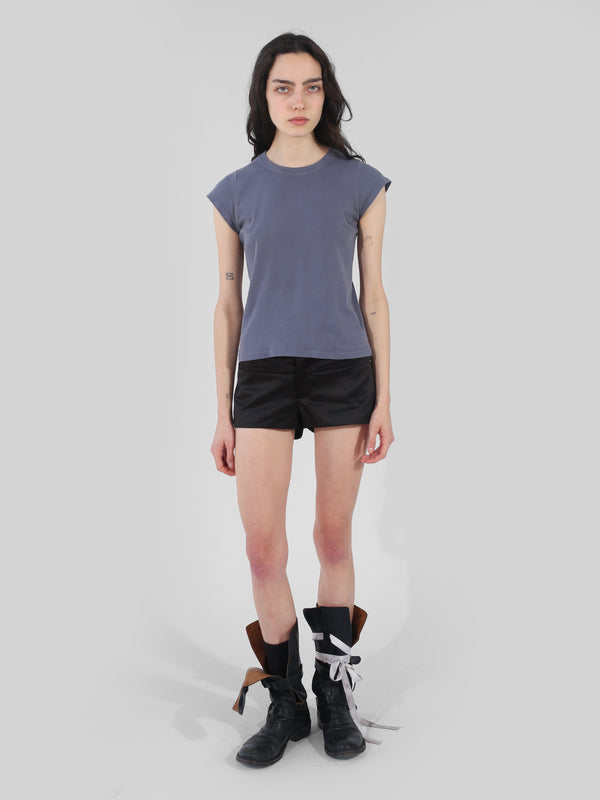 Lily Shorts - Black Satin