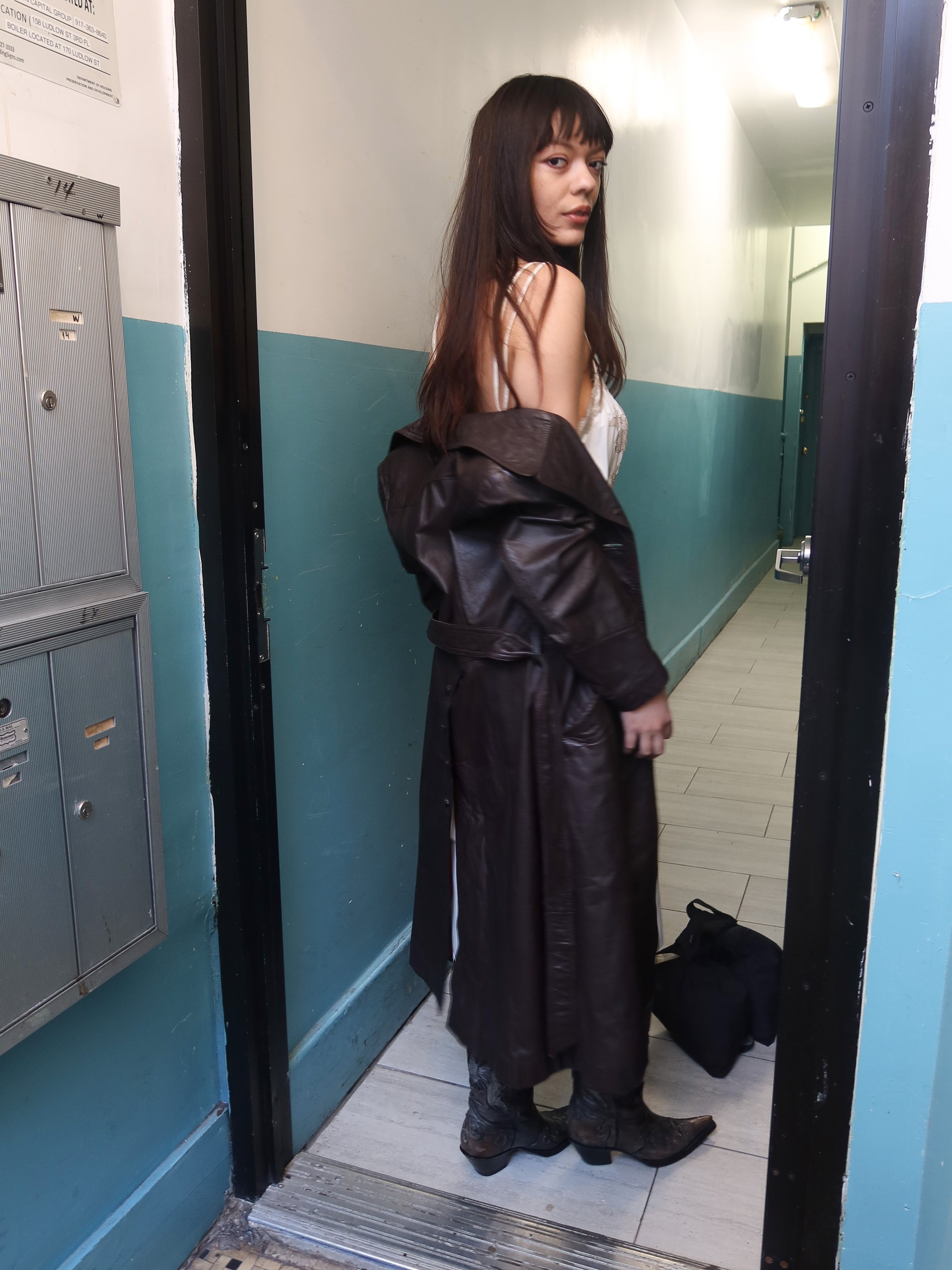 Vintage Long Brown Coat