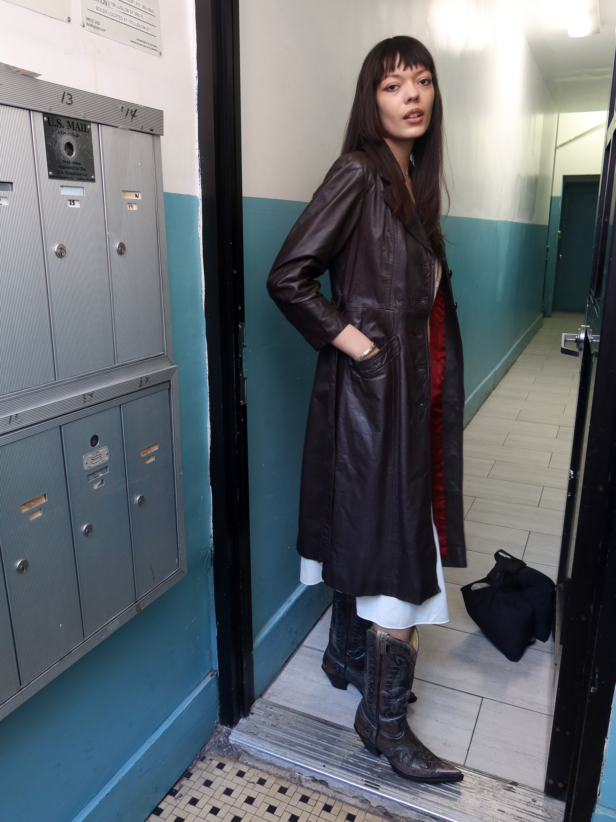 Vintage Long Brown Coat