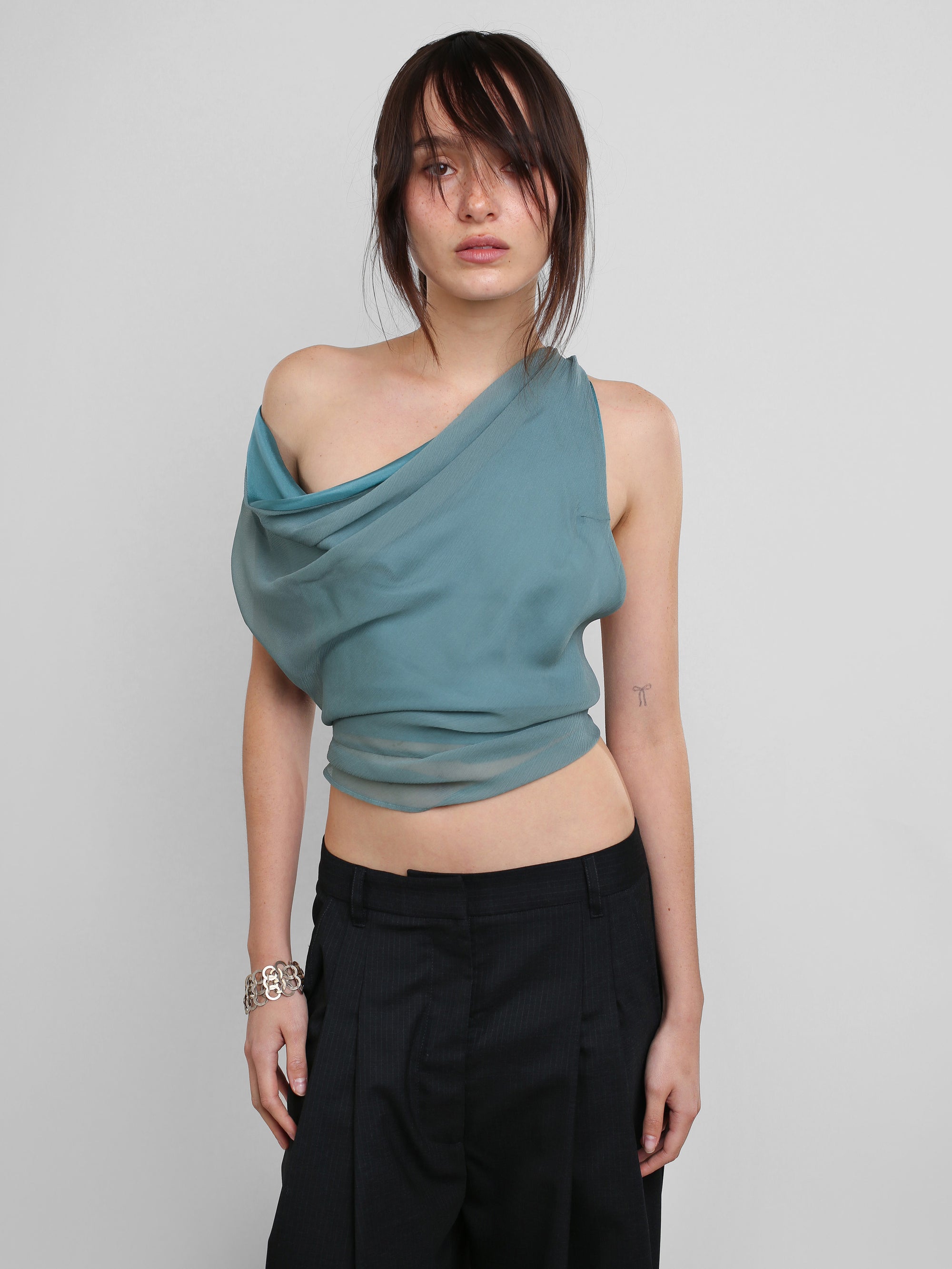 Margot Top - Dusty Teal