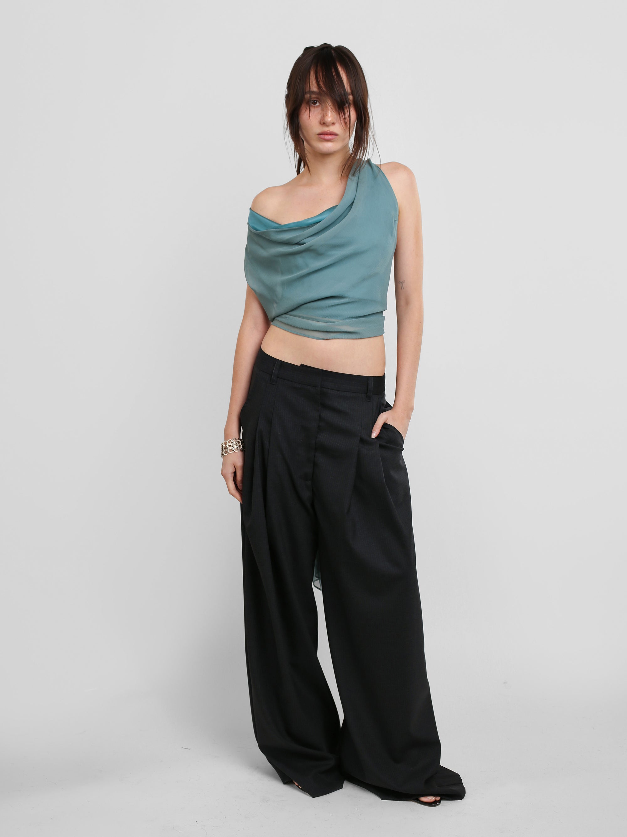 Margot Top - Dusty Teal