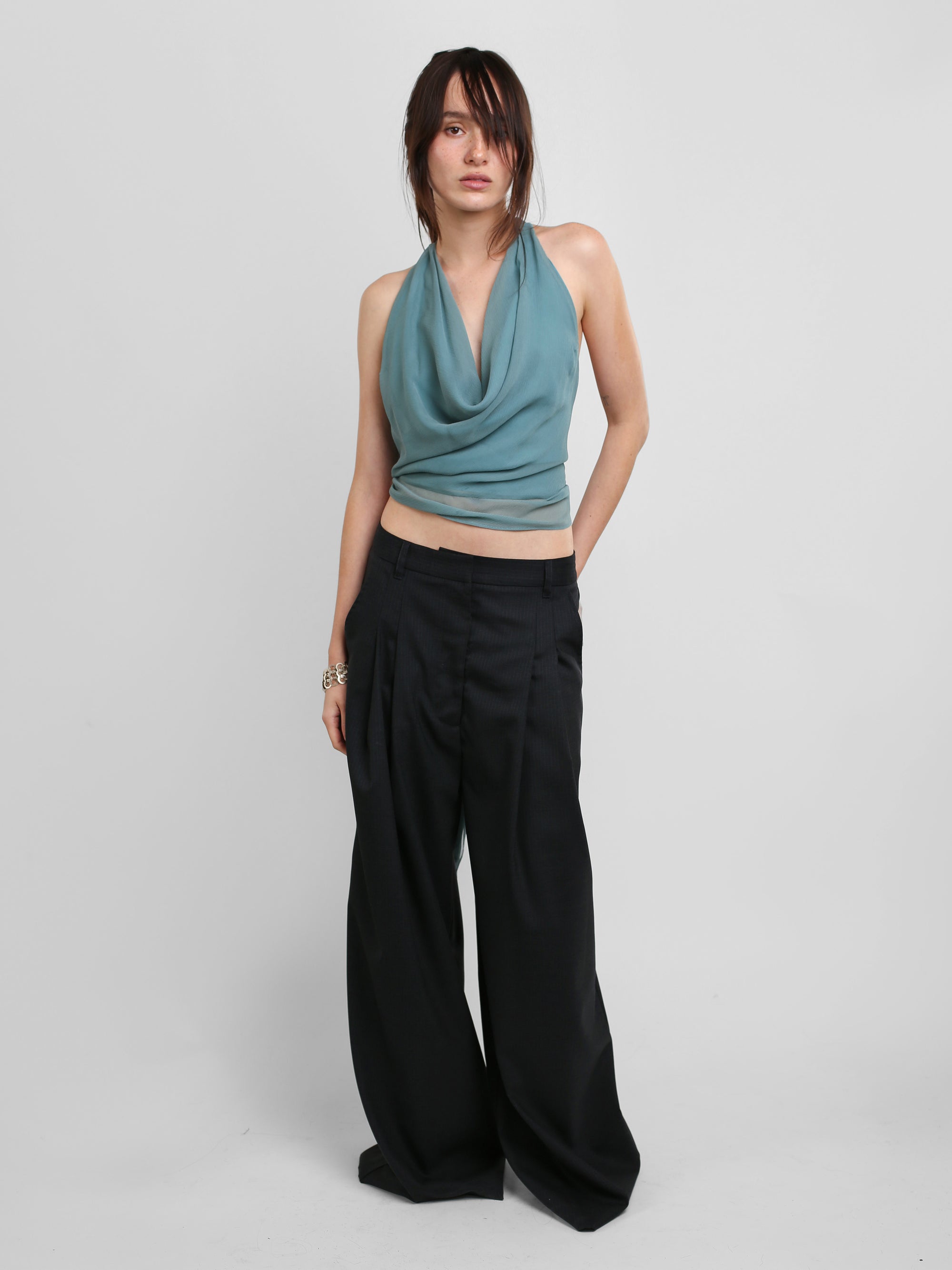Margot Top - Dusty Teal
