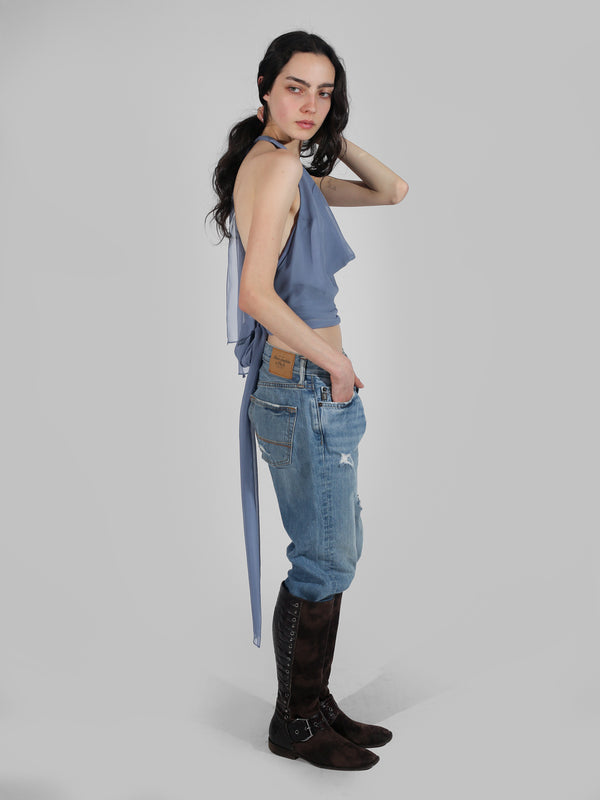 Margot Top - Slate Blue