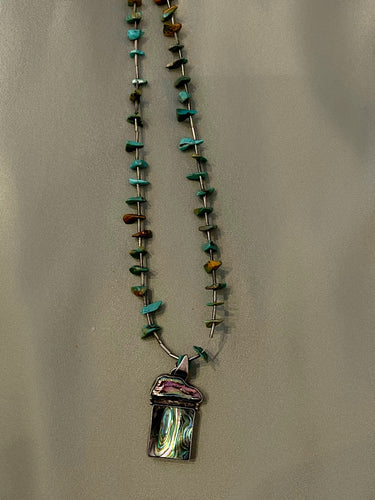Aqua Opal Necklace