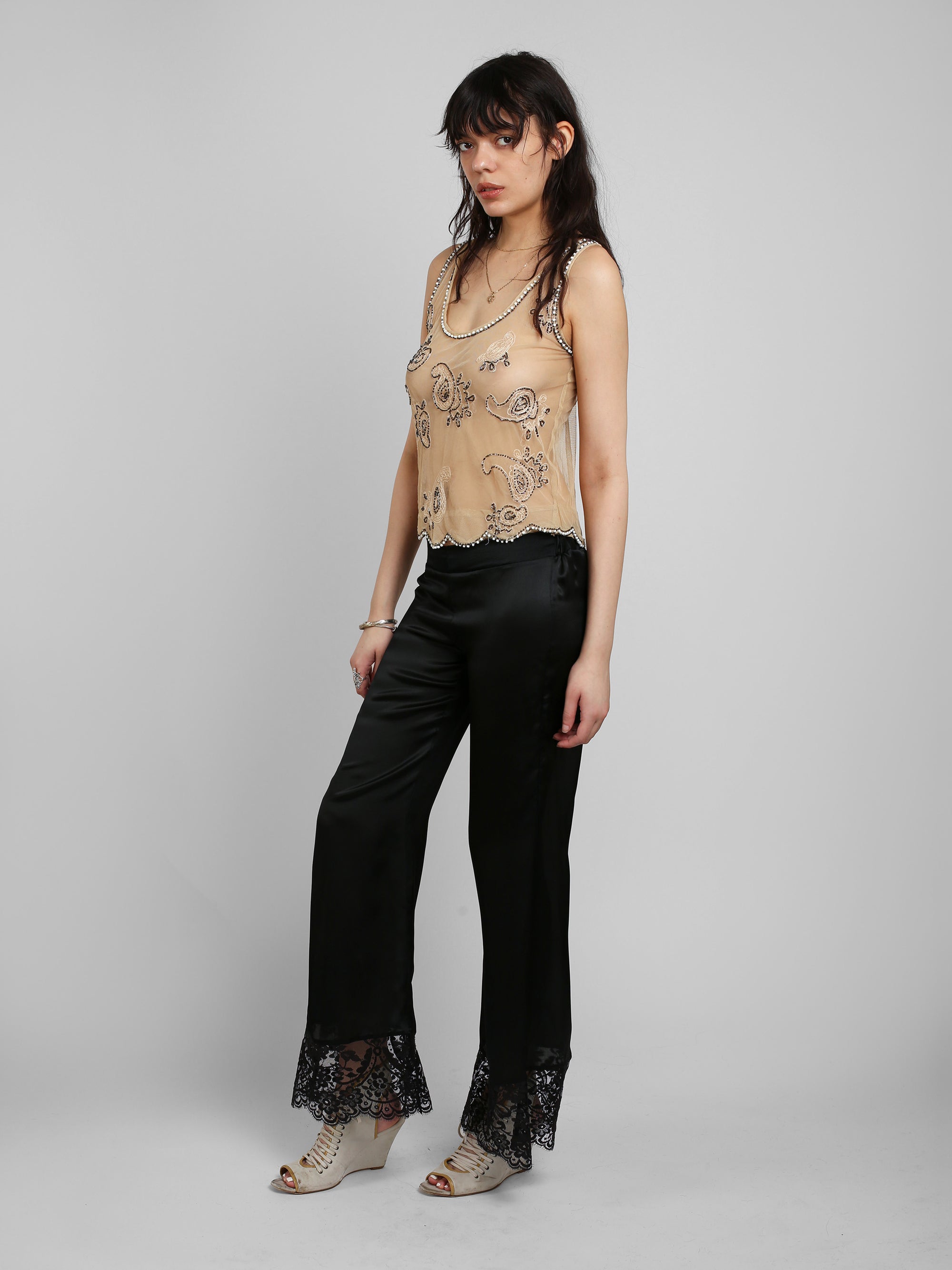 PJ Pants - Black Silk