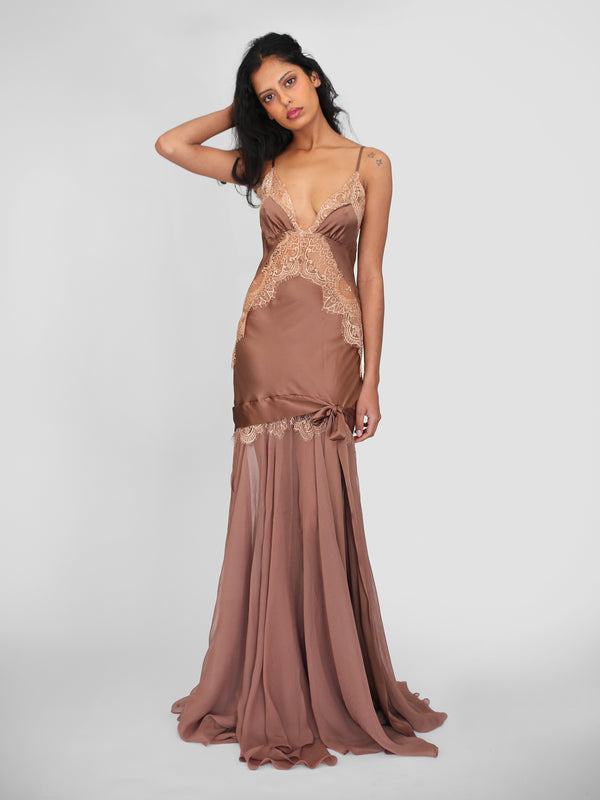 Paris Dress - Brown