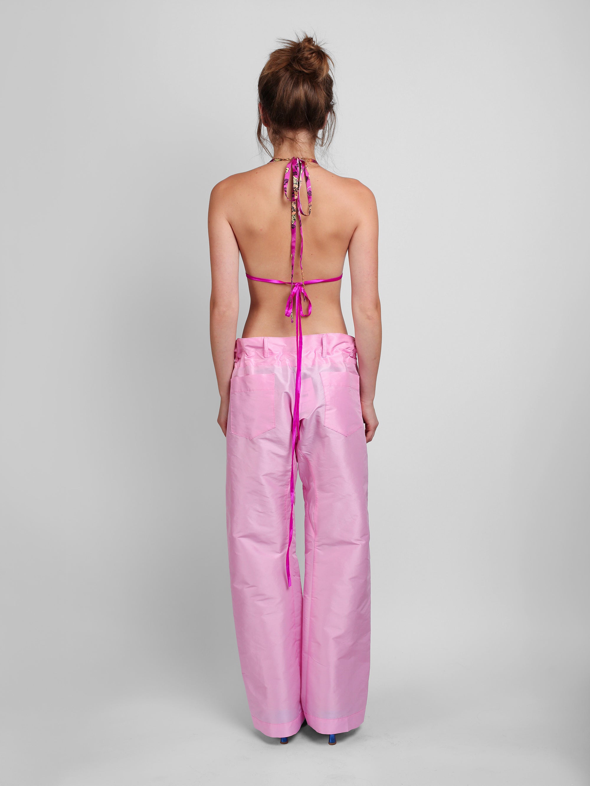 Taffeta Pant - Hot Pink