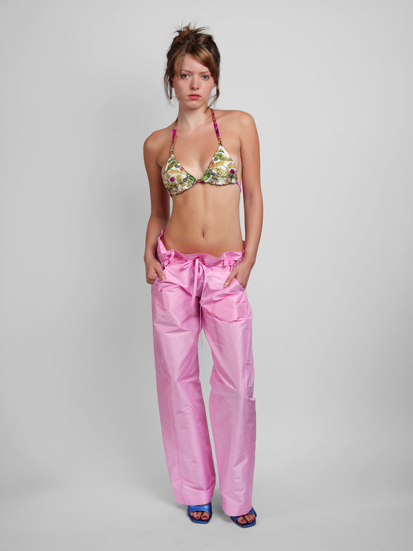 Taffeta Pant - Hot Pink