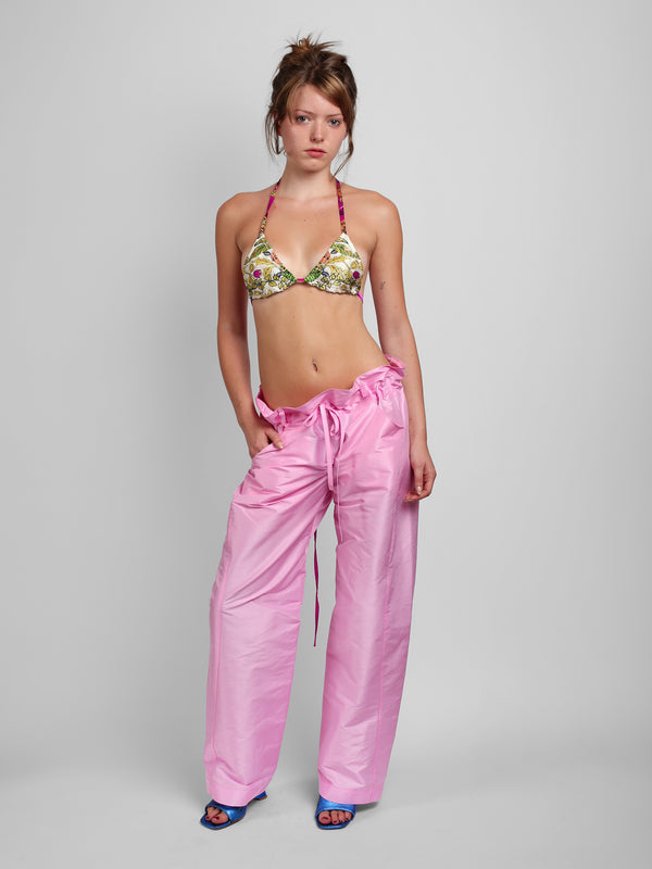 Taffeta Pant - Hot Pink